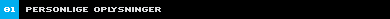 Personlige oplysninger