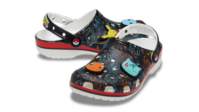 Pokémon og Crocs slår sig sammen om nyligt lanceret sortiment af fodtøj og tilbehør