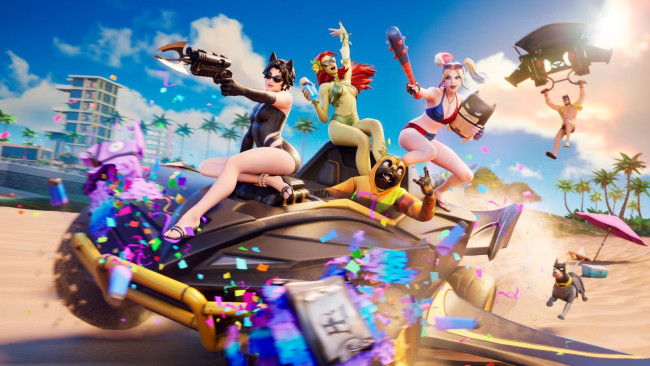 Fortnite fejrer sommeren med letpåklædte DC-favoritter