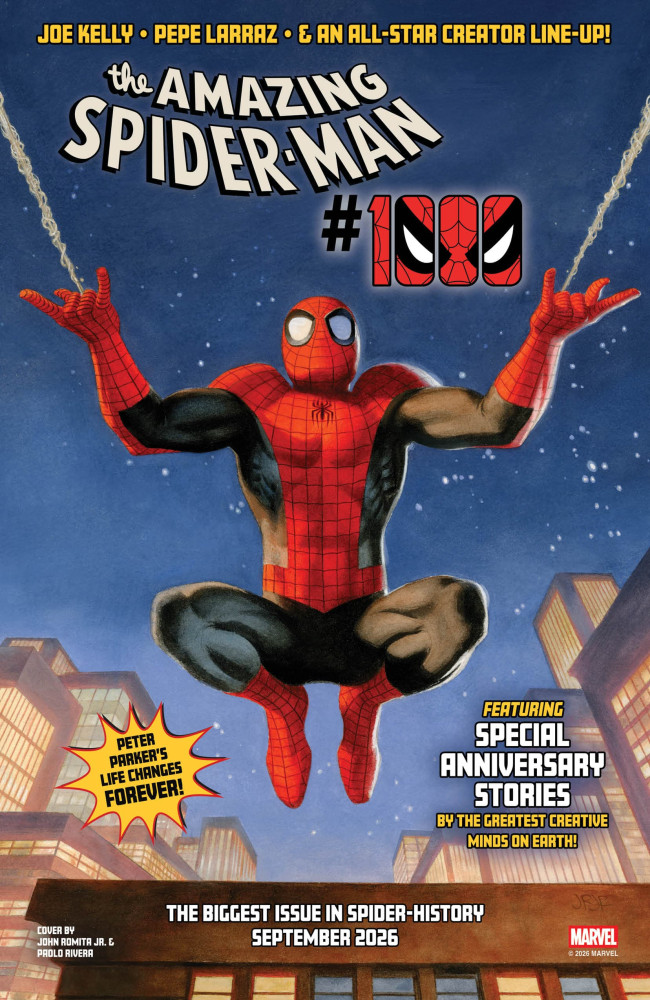 The Amazing Spider-Man s 1.000. udgave får premiere i september og betragtes som det "største nummer i Spider -historien"