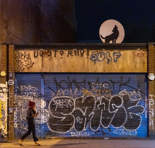 Dyr indtager London i nye Banksy-vægmalerier