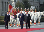 Kim Jong Un byder Lukashenko velkommen
