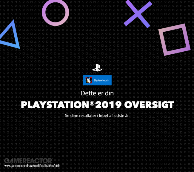 Se dine PlayStation-statistikker for 2019 via ny - - Gamereactor