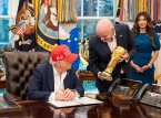 Donald Trump &oslash;nsker, at FIFAs pr&aelig;sident Gianni Infantino skal blive den n&aelig;ste generalsekret&aelig;r for FN