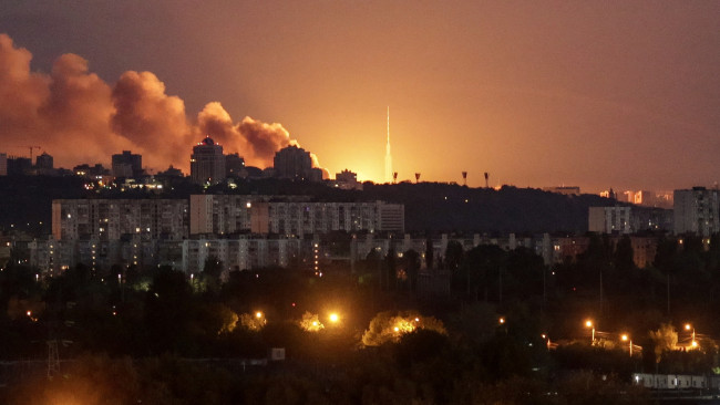 Rusland affyrede mere end 40 ballistiske missiler mod Kyiv i går aftes