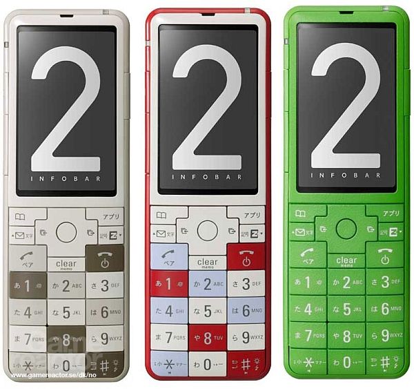 Infobar 2 fra Japan - - Gamereactor