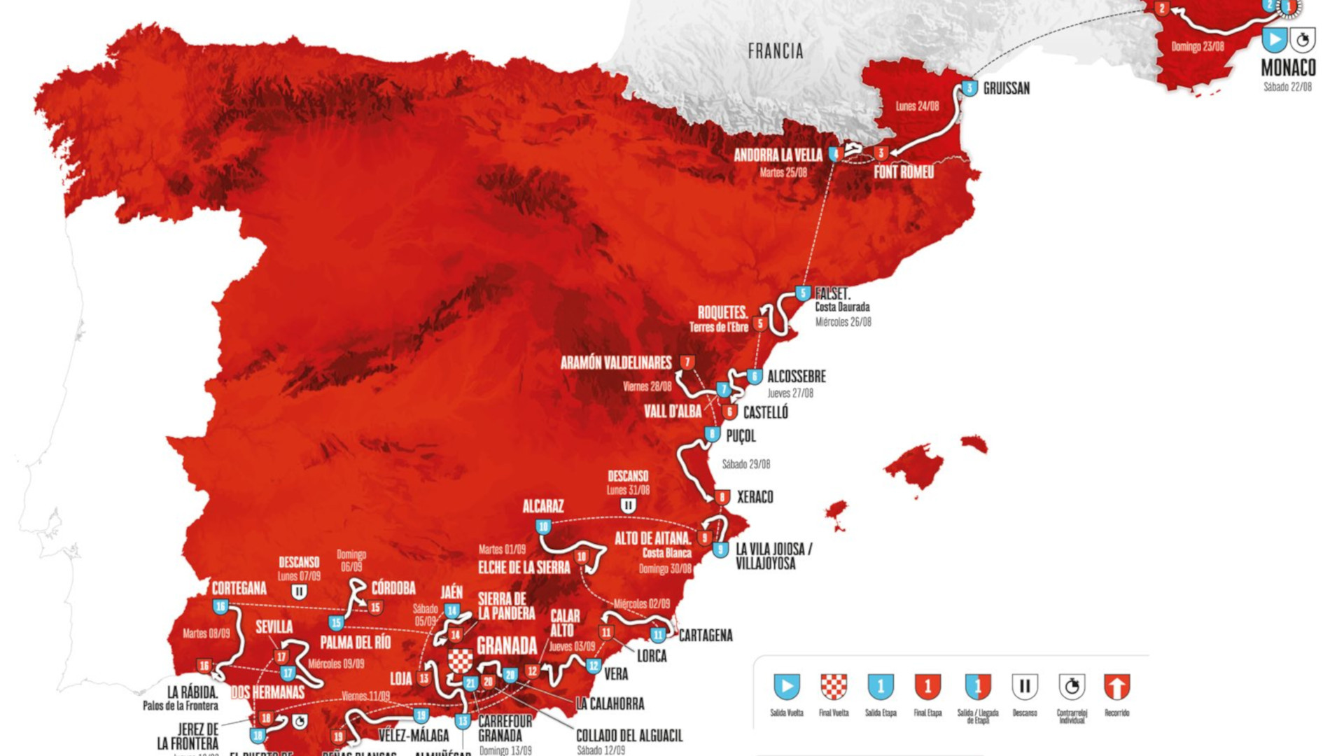 Vuelta a España modificerer næstsidste etape på grund af skader forårsaget af jordskred