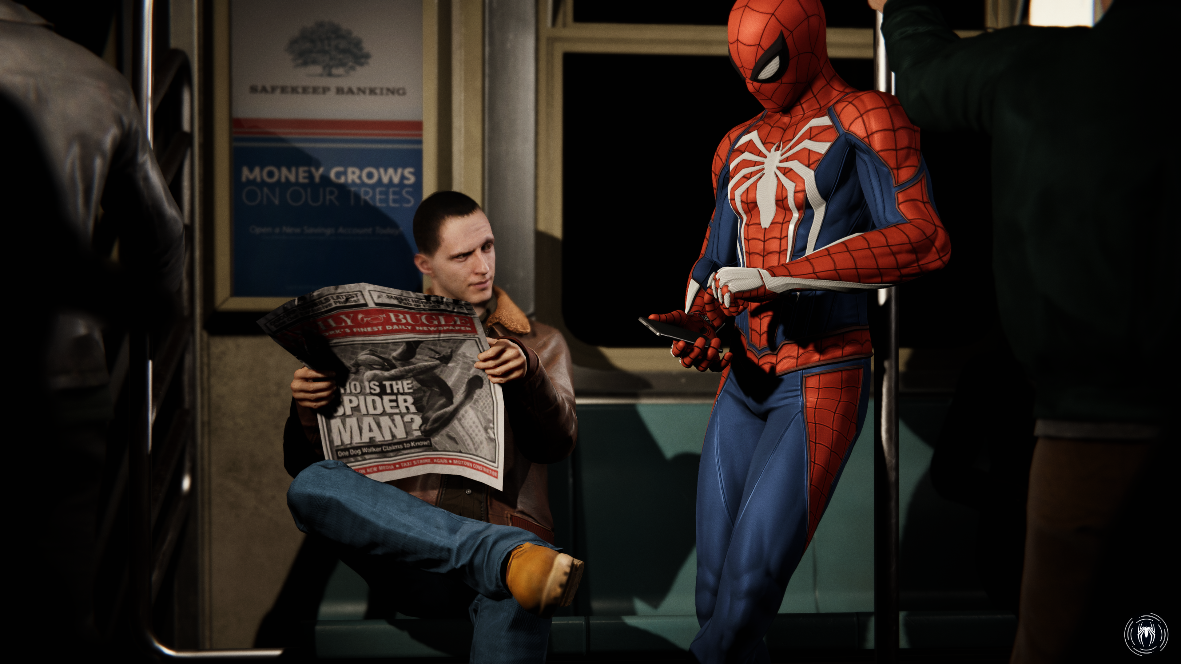 Правда человека паука. Человек паук ps4. Человек паук ps4 в метро. Человек паук в метро игра. Питер Паркер человек паук игра.