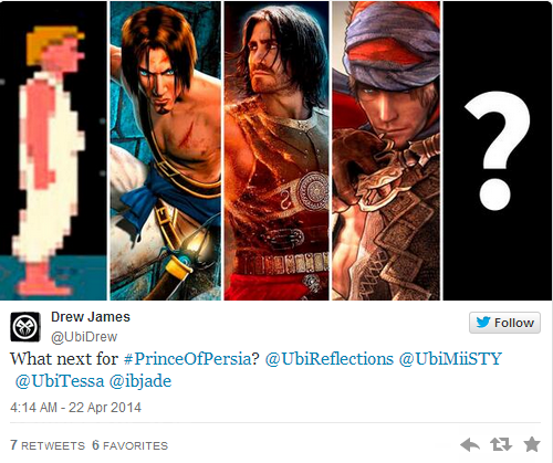 Ubisoft antyder at et nyt Prince of Persia er på vej