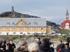 Danmarks og Gr&oslash;nlands ledere bes&oslash;ger Berlin og Paris midt i arktiske sp&aelig;ndinger