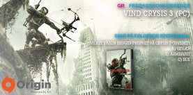 Fredagskonkurrence: Vind Crysis 3 til PC