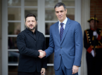 Zelensky bes&oslash;ger Madrid, og Sanchez siger: "Ingen vil f&aring; os til at glemme, hvad der sker i Ukraine"