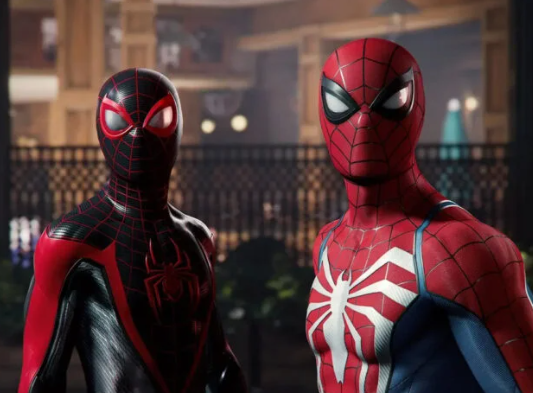 Du kan skifte mellem Miles Morales og Peter Parker når du vil i Spider-Man 2
