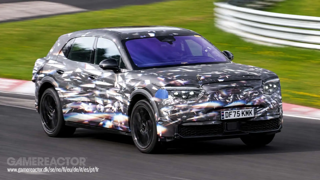 Her er et indledende camoufleret kig på Bentleys første elbil