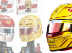 Nye LEGO Formel 1- og Ferrari-s&aelig;t l&aelig;kket: Charles Leclerc og Lewis Hamiltons hjelme