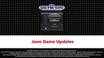 Nintendo Switch Online - Sega Mega Drive juni 2022 Spilopdatering