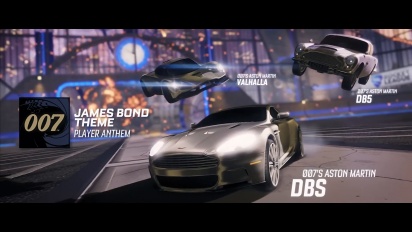 Rocket League - James Bond Aston Martin DBS Trailer