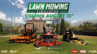 Lawn Mowing Simulator - Release Date Trailer