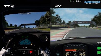 Gran Turismo 7 vs Assetto Corsa Competizione på PS5 - Gamereactor Sammenligning