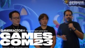 Gamescom 2023 - Talking about Sonic Superstars with Naoto Ōshima and Takashi Iizuka
