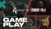 Resident Evil 4 Remake vs Original Gameplay Sammenligning - El Gigante Battle